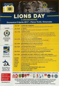 programma Lions day 2017