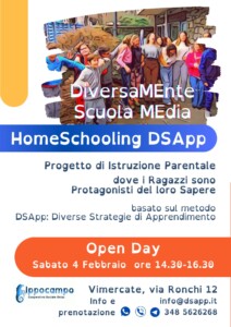 openday homeschooling DSApp 4 febbraio